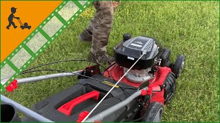 GeoTech PRO S53-225 BMSGW Self-propelled Lawn Mower - 224 cc - 4in1 - Customer's video