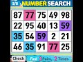 number search 266 if you re over 60 you need to try this right now 【match brain game quiz 】