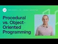 Procedural vs Object Oriented Programming (AI Programming with Python)