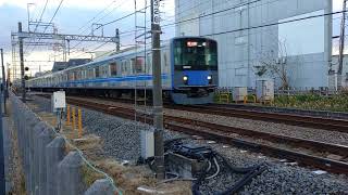 西武鉄道20101F　急行飯能行　武蔵藤沢到着