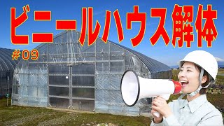 ビニールハウス解体風景#09※解体等の参考にはならないと思います。