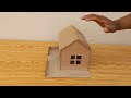 making a modern cardboard house diy miniature cardboard house how to make cardboard house.