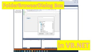 FolderBrowserDialog Box in VB.NET