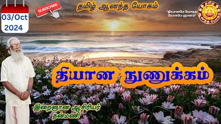 தியான நுணுக்கம் / Meditation subtlety / Nanmany | தமிழ் ஆனந்த யோகம் | Tamil Aanandha Yogam