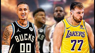 NEW LOOK BUCKS vs NEW LOOK LAKERS - KUZMA - DONCIC - Mark WILLIAMS - NBA 2K25