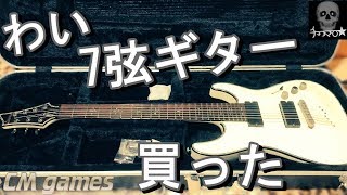 【guitar】7弦ギター 買ってみた！