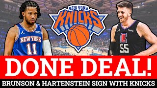 BREAKING Knicks News: NY Knicks Signing Jalen Brunson AND Isaiah Hartenstein In NBA Free Agency