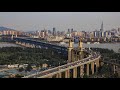 Live: A look at the view of China's Nanjing Yangtze River Bridge