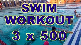SWOD: 3 x 500 Swim Workout Challenge with Dave Erickson