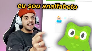 Brasileiro aprendendo português pelo Duolingo