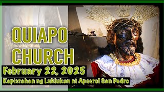 Quiapo Church Live Mass Today Saturday February 22, 2025