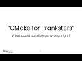 Lightning Talk: The Lifecycle of This CMake Lightning Talk - Yannic Staudt - CppCon 2025