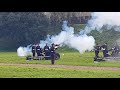 Cardiff Castle, Firering a three gun salute for the Queens Birthday.