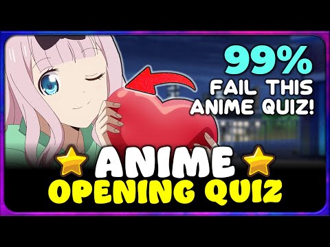 ANIME OPENING QUIZ: EASY OTAKU IMPOSSIBLE 【100 Openings!】 – How many can you guess?