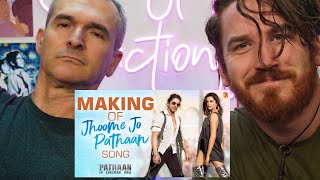 Making of Jhoome Jo Pathaan Song | Pathaan | Shah Rukh Khan | Deepika Padukone | REACTION!