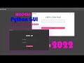 PYTHON : Make modern GUI using create.py && ttkthemes