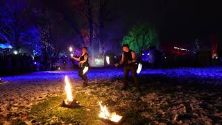 Feuershow beim Game of Dragons im EGA Park Erfurt 2024