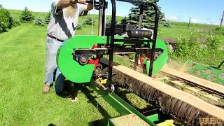 Getting Out The Mill And Milling Small Cherry Logs