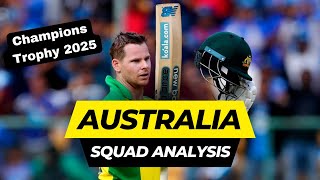 Australia Team Squad Analysis for Champions Trophy 2025