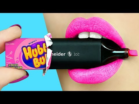 15 Weird Ways To Sneak Food Into Class / Back To School Pranks 15 Weird Ways To Sneak Food Into Class / Back To School Pranks