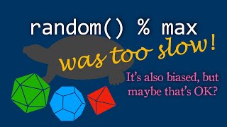 Random numbers in a range in C code - optimized for speed