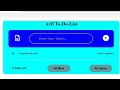 To-Do List Coding Ninja Skill Test project ||