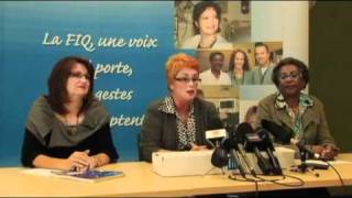 Agreement in principle between the FIQ and the Governement of Québec