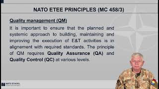 01 Framework for Quality Assurance
