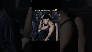 Wonwoo white and Black tank top, 🤤same person but black hits different 🤤🤤🤤#wonwoo #seventeen