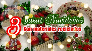 3 Ideas NAVIDEÑAS 2021/Manualidades para vender o regalar/Christmas decorations /decorações de Natal