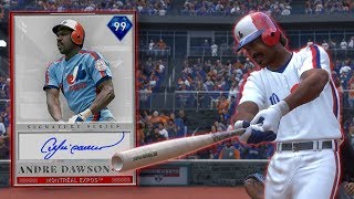 *99* ANDRE DAWSON DEBUT! AMAZING BAT! MLB THE SHOW 19 RANKED SEASONS DIAMOND DYNASTY!