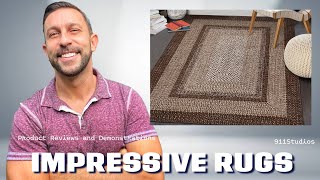 GARVEE Boho Braided Area Rug ⭐️⭐️⭐️⭐️⭐️