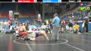 Junior 285 - Nolan Terrance (New York) vs. Zach Wood (Michigan)