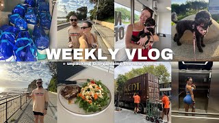 WEEKLY VLOG | New apartment tour, unpacking, chatty, Dyson Airstrait review, brow app