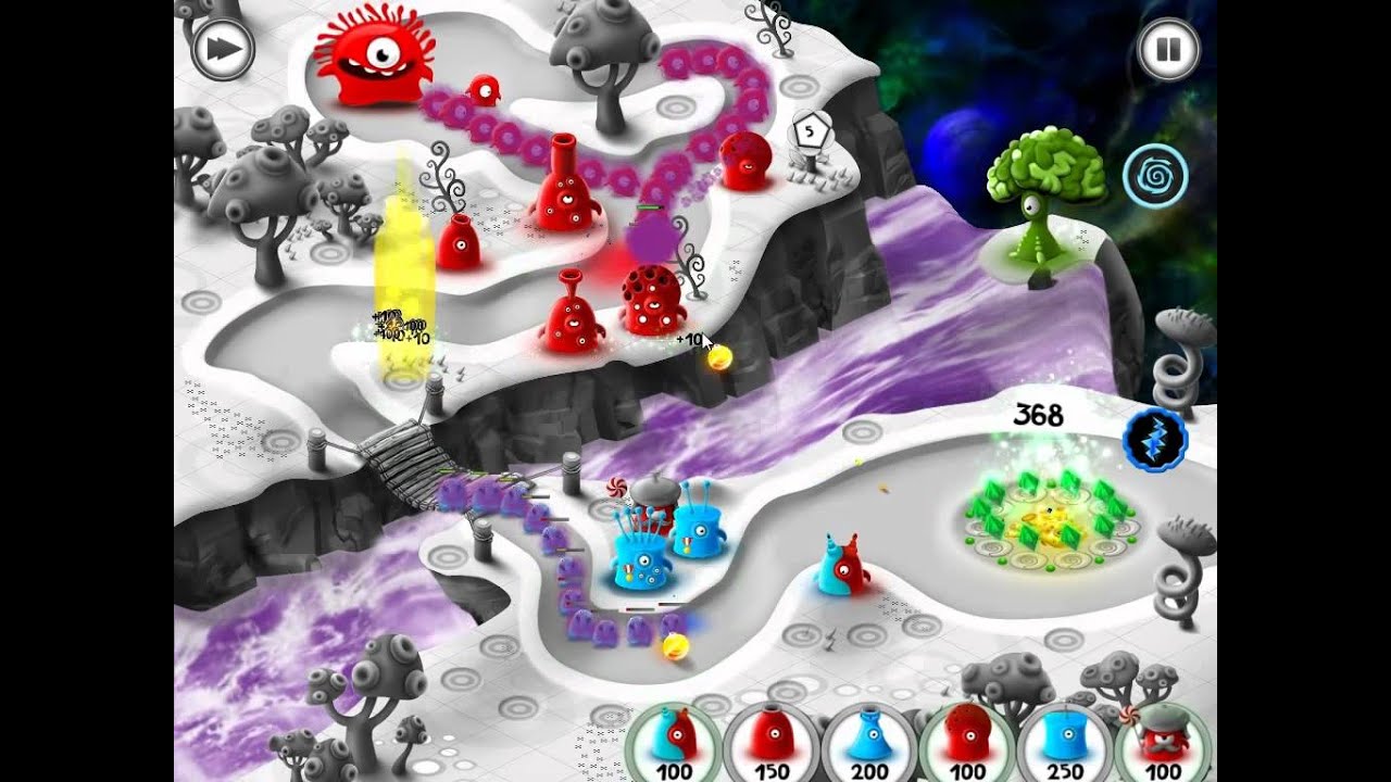 Jelly Defense Walkthrough Waterfalloid Youtube