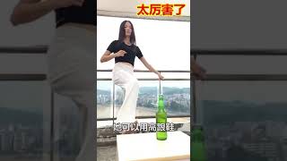 ハイヒールの凄技　すごい中国人女子　CGなし