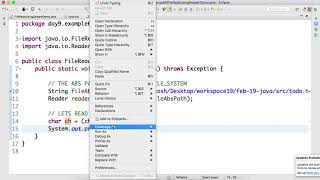 Day-9 #Read file using #FileReader in #Java.