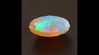 Faceted Oval Welo Ethiopian Opal