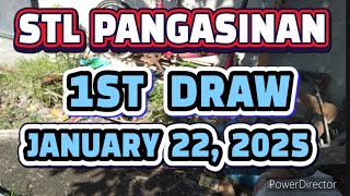 STL PANGASINAN RESULT TODAY 1ST DRAW JANUARY 22, 2025  12PM | WEDNESDAY