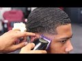 barber tutorial 360 wave mid taper easy to follow steps