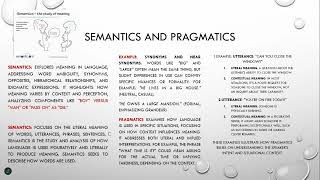 The Elements and Components of Linguistics