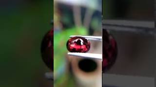 3.29ct Unheated Natural Oval Raspberry Red Rhodolite Garnet Tanzania