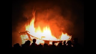 [4K]2018東港戊戌正科迎王平安祭典送王 - 恭送王駕Wang ye boat back to the heaven