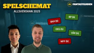 ALLSVENSKAN 2025 SPELSCHEMA | Våra reaktioner på de 10 första matcherna i Allsvenskan Fantasy