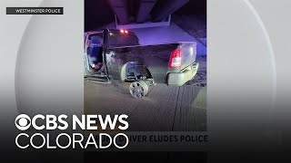 Suspected DUI driver arrested after eluding officers in Colorado, driving on rims