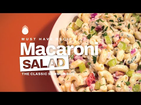 The Classic Summer Side Macaroni Salad