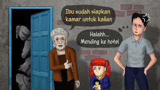 Download Mp3 Kisah Menantu Sombong 1 Gak tahan di rumah mertua HORORMISTERI Kartun hantu animasi Pocong