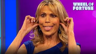Vanna Makes Goofy Faces | Wheel of Fortune