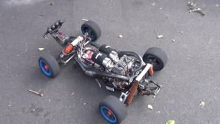 OBR TOXIC TWIN 57CC DUEL PIPES QUAD TIPS PT 1