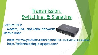 Modem, Digital Subscriber Line DSL ADSL SDSL HDSL VDSL, and HFC Explanation | Transmission